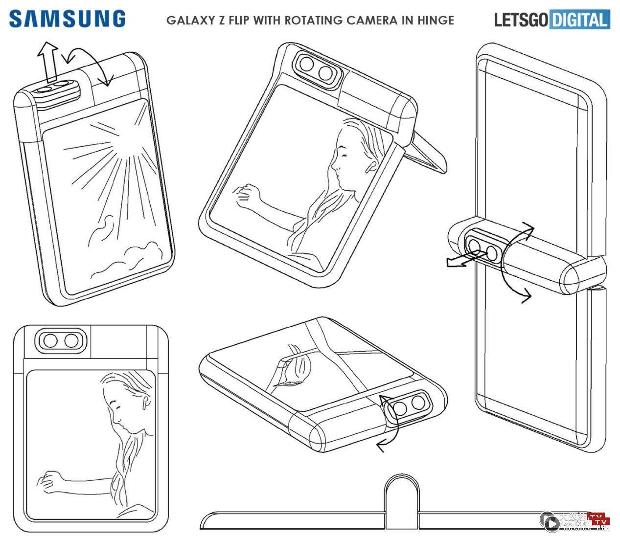 三星新专利又曝光！可望在 Galaxy Z Flip 系列折叠机上加入‘ 旋转镜头 ’